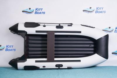 Лодка ПВХ Kitt Boats 270 НДНД + интерцептор моторная